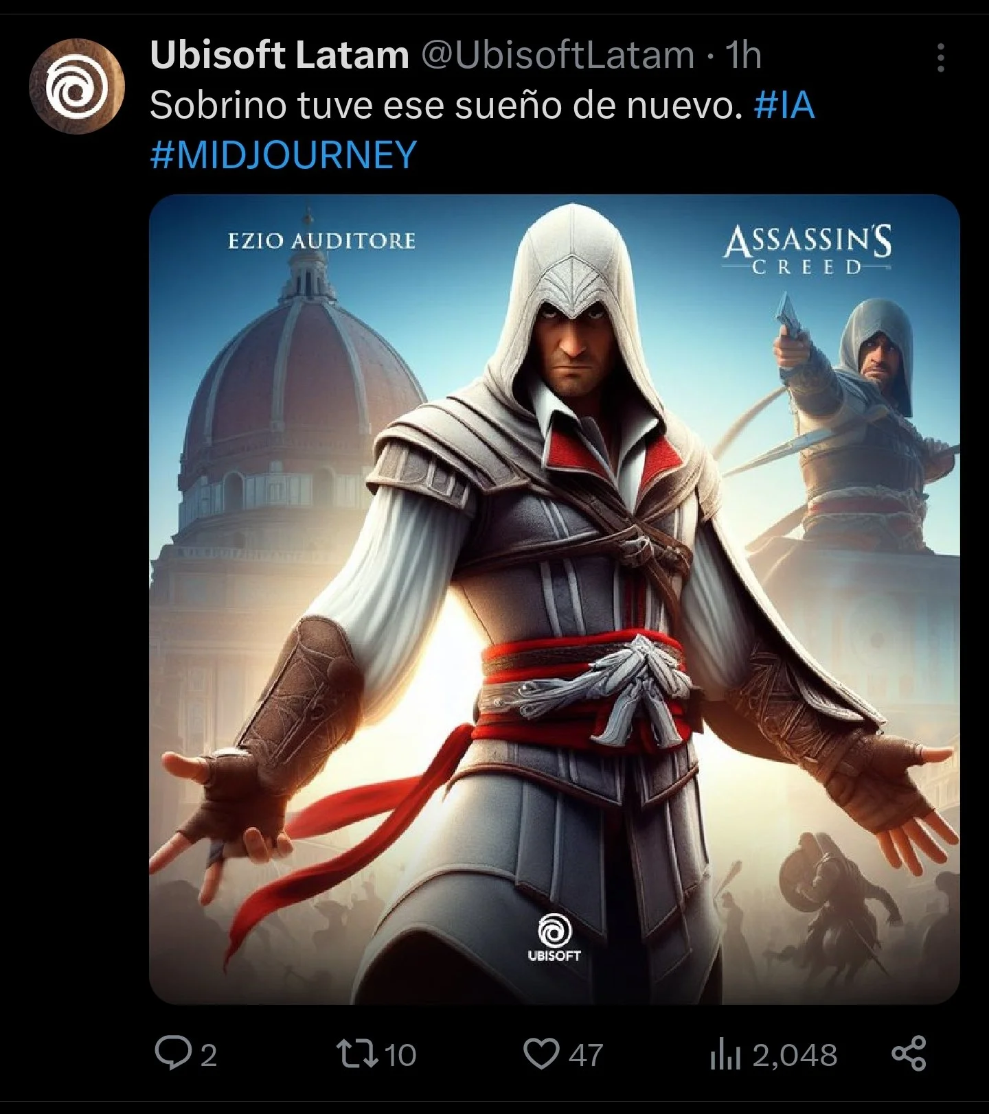 Ubisoft разозлила игроков сгенерированным ИИ артом по Assassins Creed - фото 2