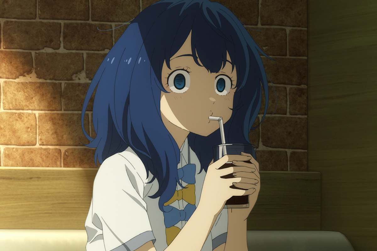 Синий цвет волос персонажа давно является мемом в аниме-фандоме. Автор «Слишком много проигравших героинь» признавал, что сочинил своё пародийное произведение за просмотром «Милого во Франксе». Так появился образ Анны Янами

Источник: A-1 Pictures