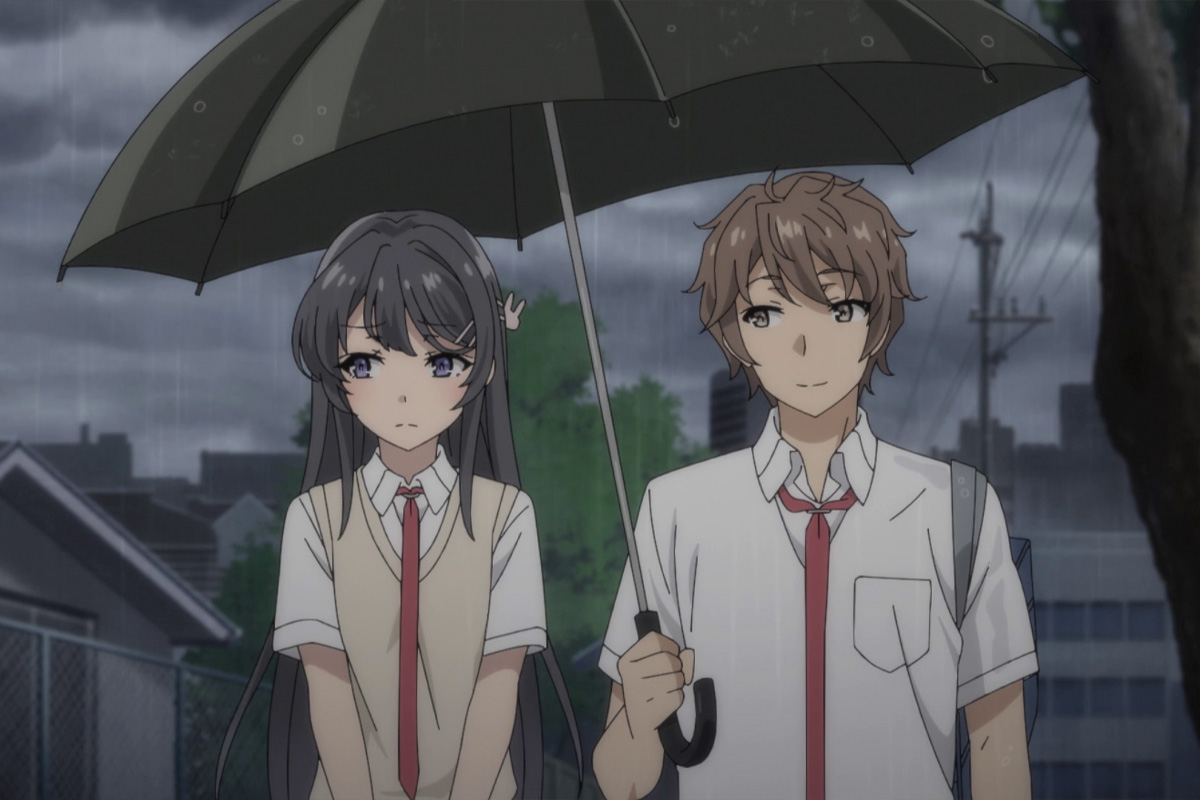 «Этот глупый свин не понимает мечту девочки-зайки», кадр: A-1 Pictures