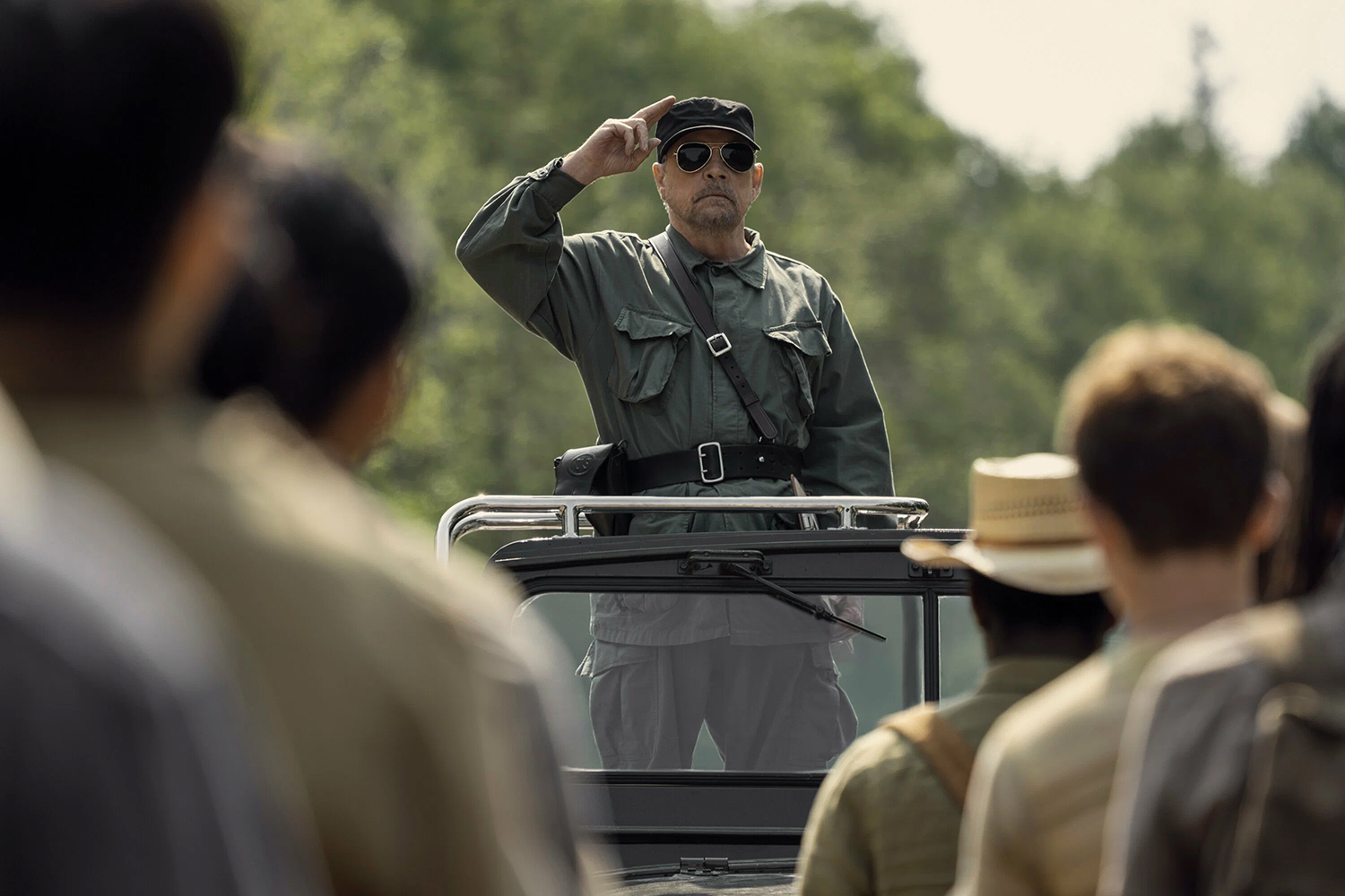 Марк Хэмилл в образе Майора — главный злодей «Долгой прогулки»
Источник: «Вольга»