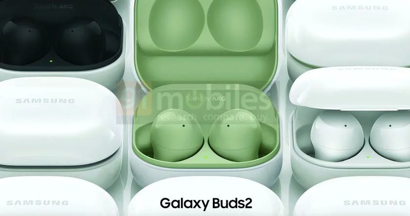 Опубликованы рендеры TWS-наушников Samsung Galaxy Buds 2 - фото 1