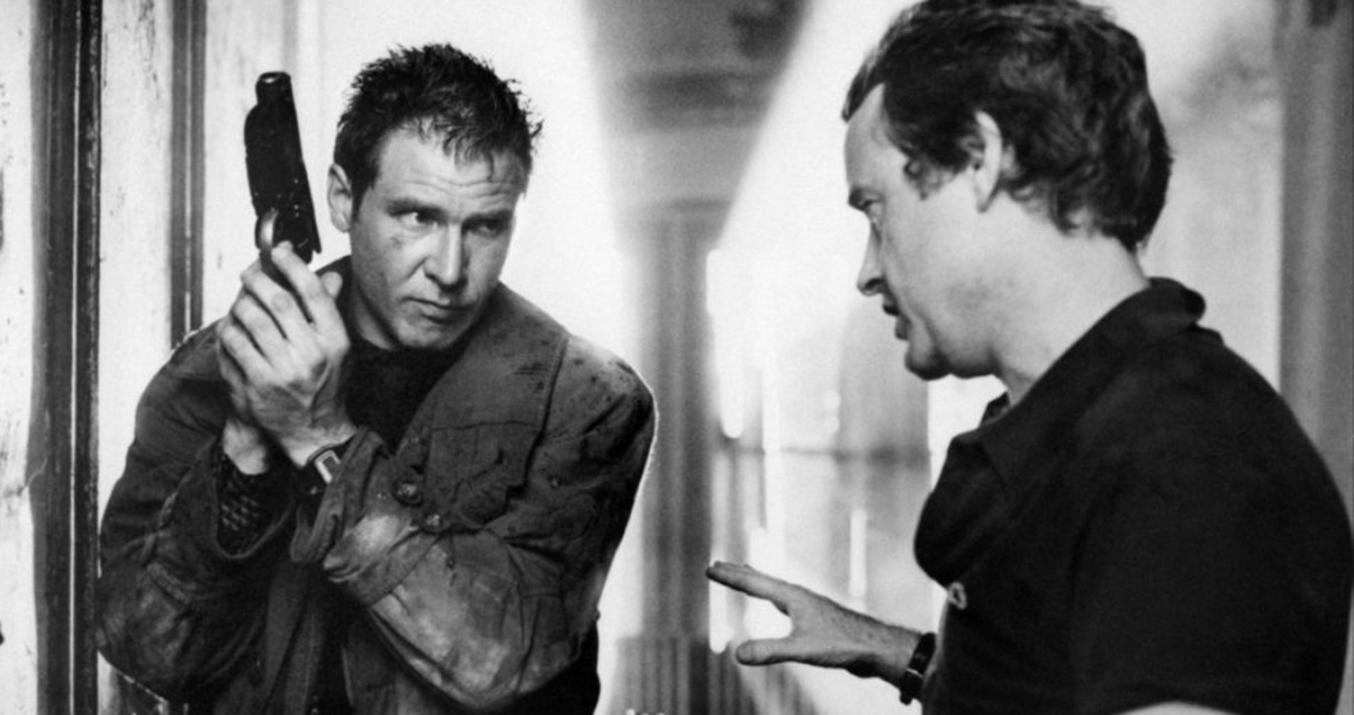 Фото со съёмок «Бегущего по лезвию»