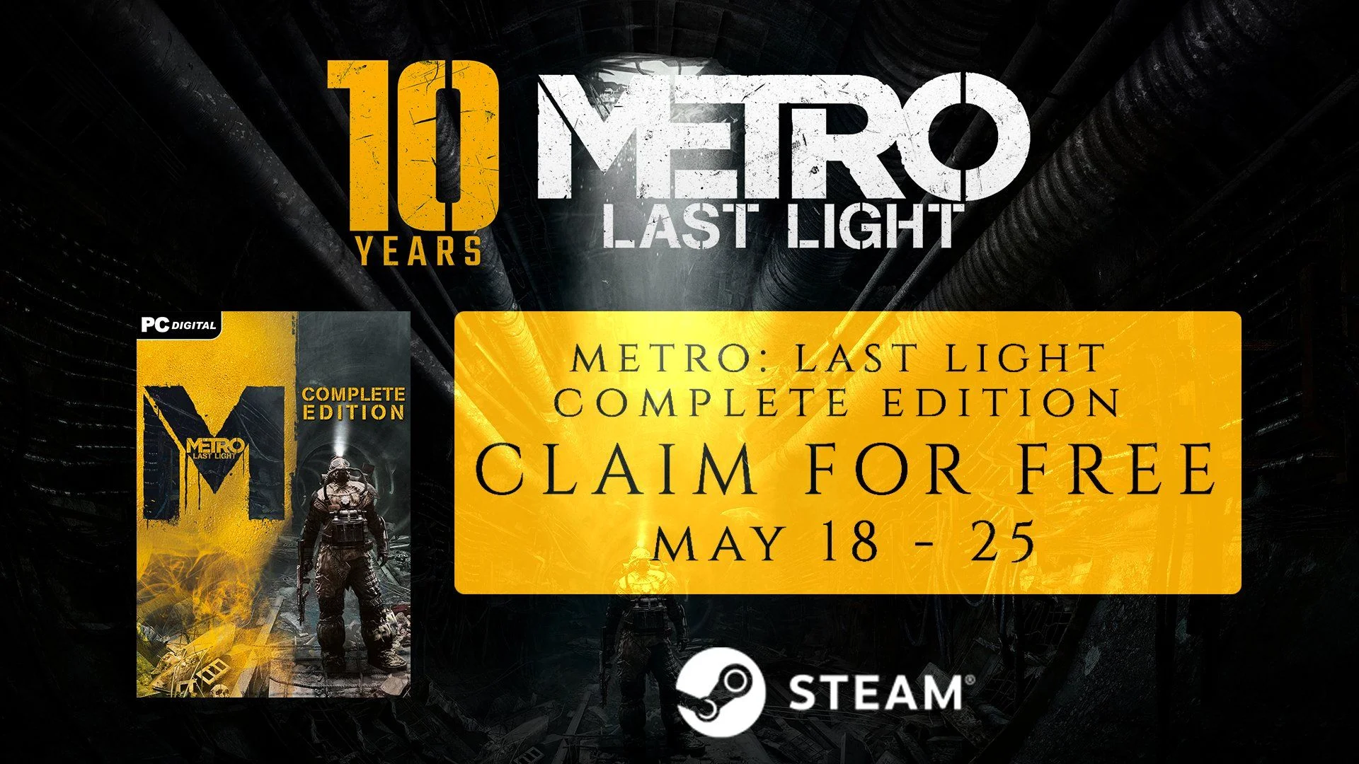 Полное издание Metro Last Light раздадут в Steam с 18 по 25 мая - фото 1