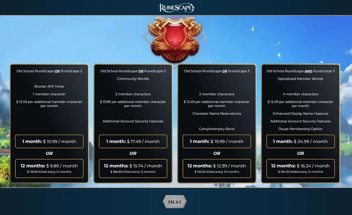 Студия Jagex разозлила сообщество RuneScape и Old School RuneScape новыми подписками - изображение 1 Студия Jagex разозлила сообщество RuneScape и Old School RuneScape новыми подписками - фото 1