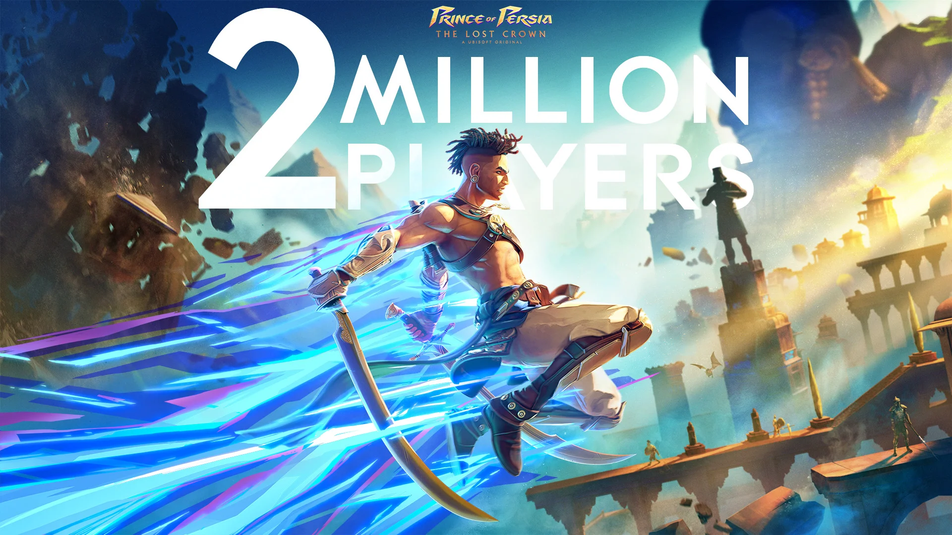 В Prince of Persia: The Lost Crown сыграло более двух миллионов человек - изображение 1 В Prince of Persia: The Lost Crown сыграло более двух миллионов человек - фото 1