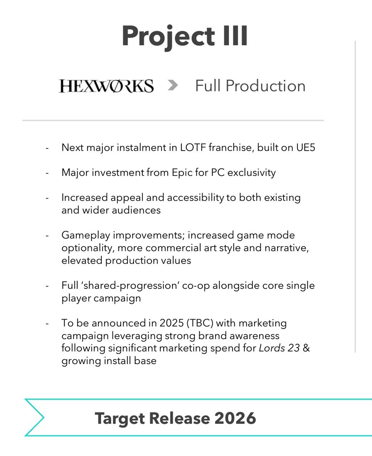 Отчёт для инвесторов раскрыл детали продолжения Lords of the Fallen 2023 года - изображение 1 Отчёт для инвесторов раскрыл детали продолжения Lords of the Fallen 2023 года - фото 1