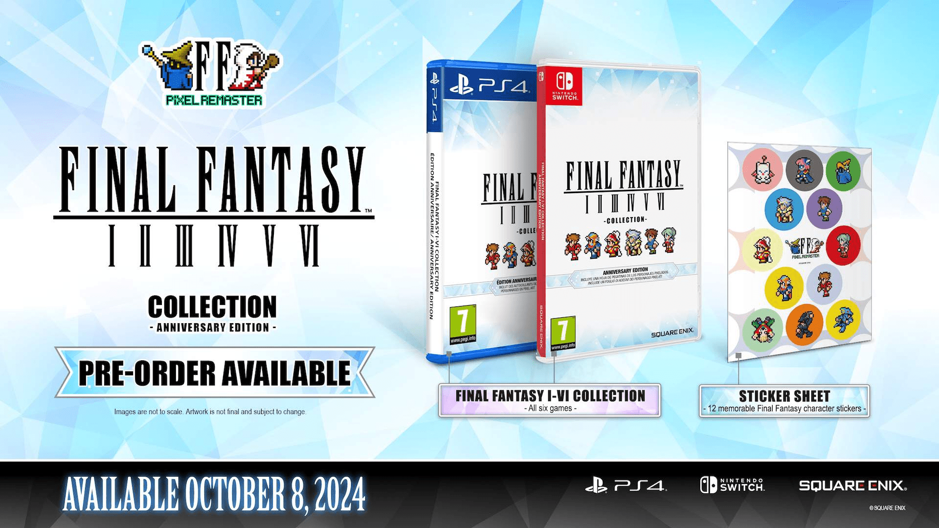 Пиксельные ремастеры» Final Fantasy 1-6 добрались до консолей Xbox