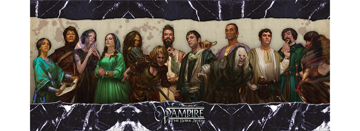 В ответвлении «Тёмные века» можно было вжиться в роль вампира XIV века, когда Сородичей уважали и боялись. Источник: «Студия 101»