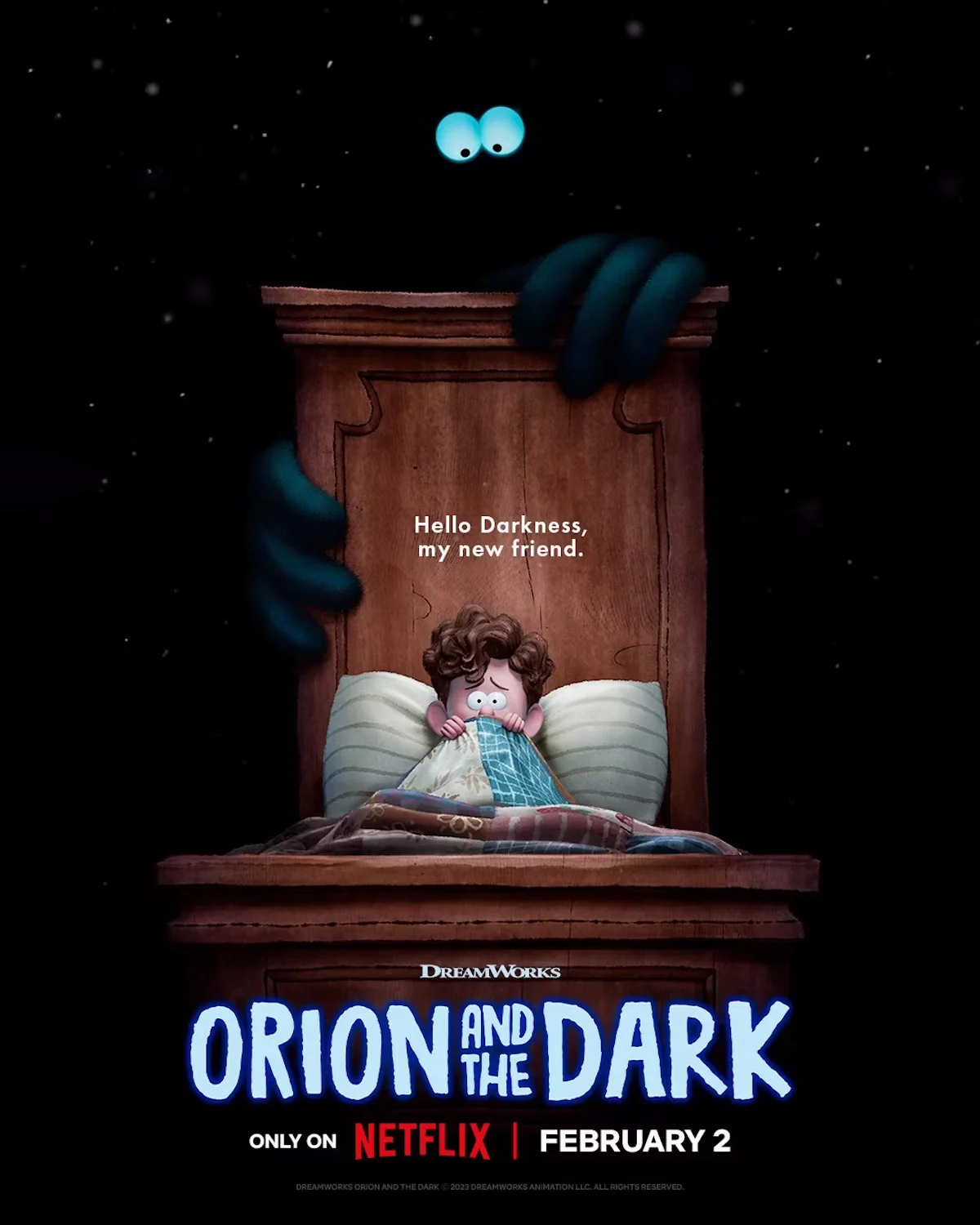 Постер мультфильма Orion and the Dark (2024)