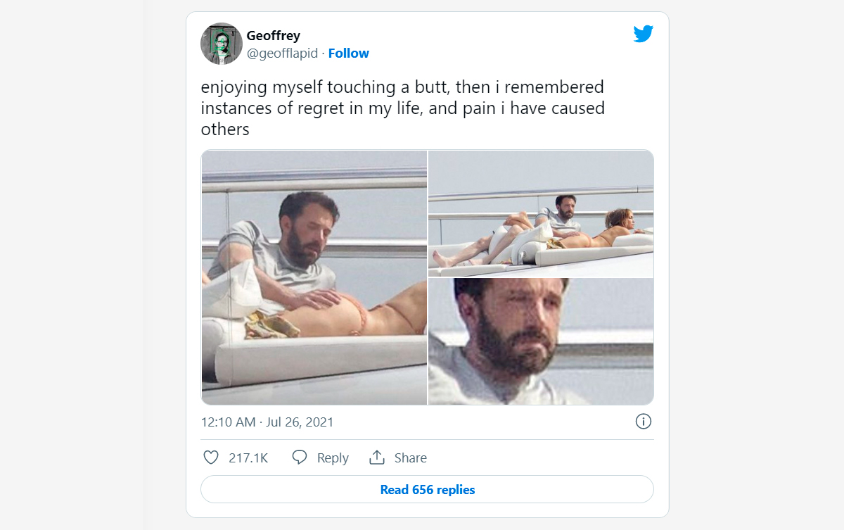 Антология тотальной грусти: история мемов с Беном Аффлеком - фото 15