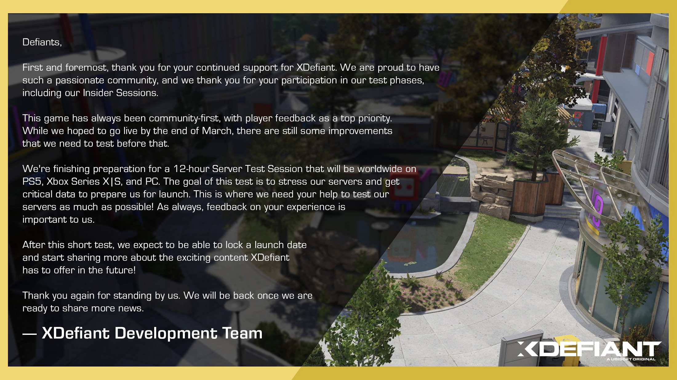 Ubisoft объявила о скором запуске 12-часового стресс-теста XDefiant - фото 1