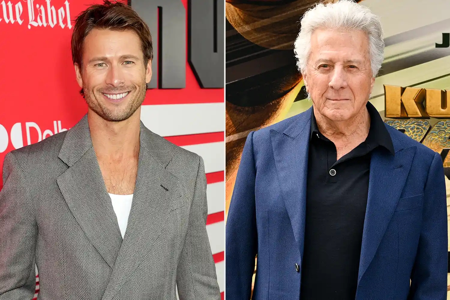 Глен Пауэлл, Дастин Хоффман
Источник: Getty Images, EW