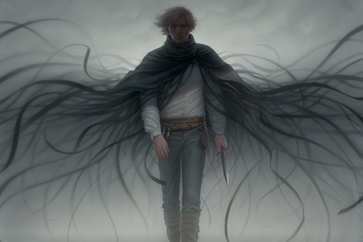 Кельсер, один из ключевых героев саги «Рождённый туманом»

Автор арта: Миранда Микс