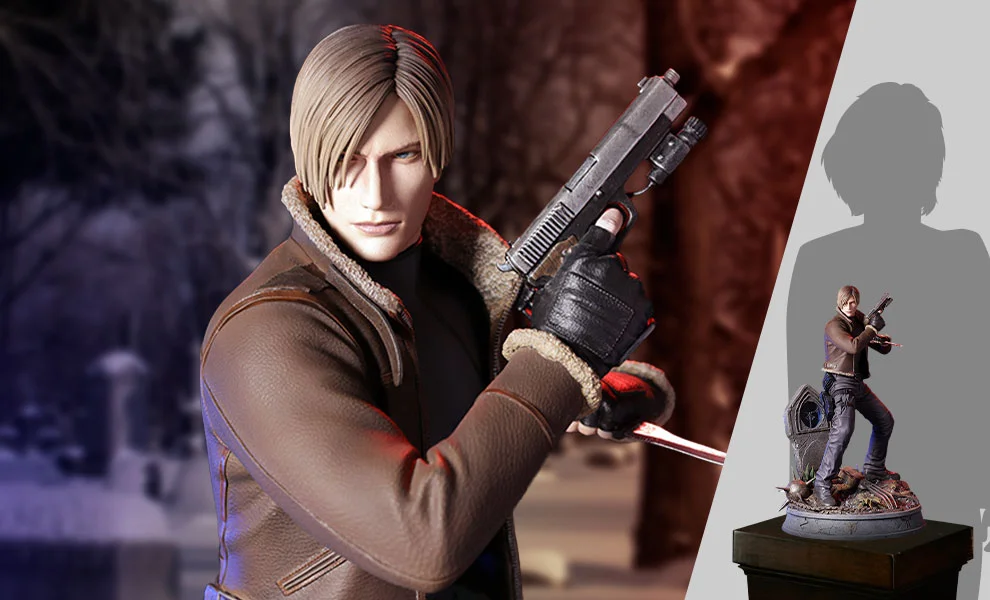 Capcom и Dark Horse представили статуэтку Леона из Resident Evil 4 за 914 долларов - фото 1