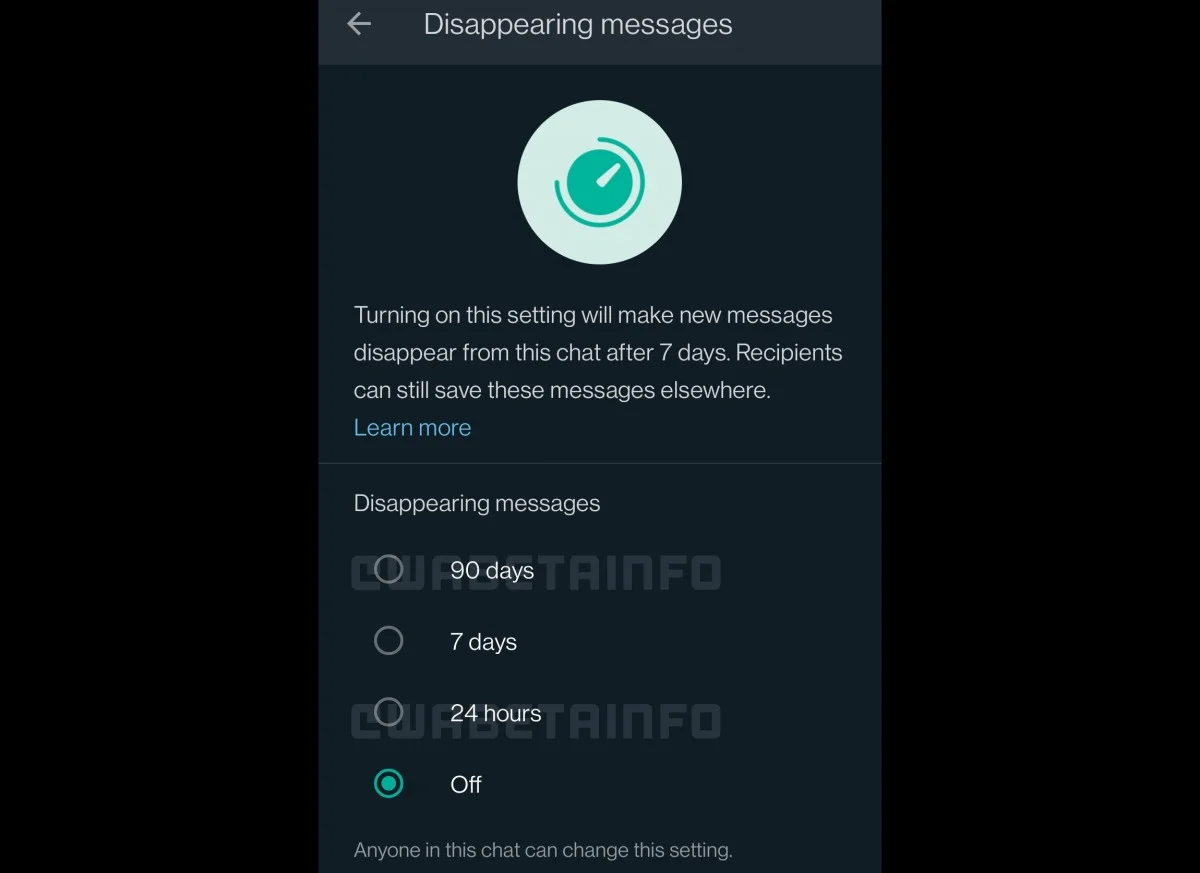 WhatsApp тестирует сообщения с автоматическим удалением через 90 дней - фото 1