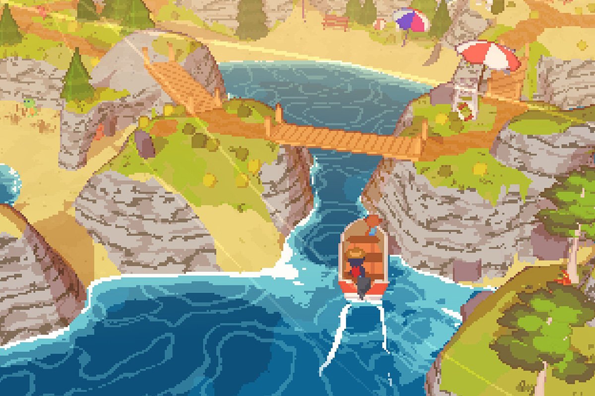 Скриншот из игры A Short Hike  Источник: adamgryu