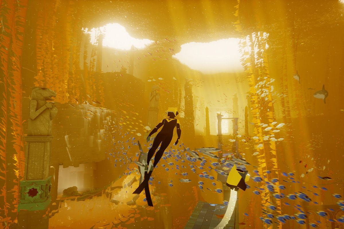 Скриншот из игры ABZÛ  Источник: Giant Squid Studios