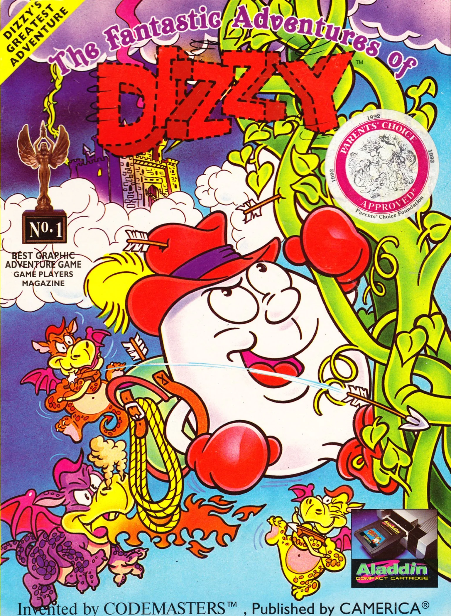 Fantastic adventures of dizzy nes карта