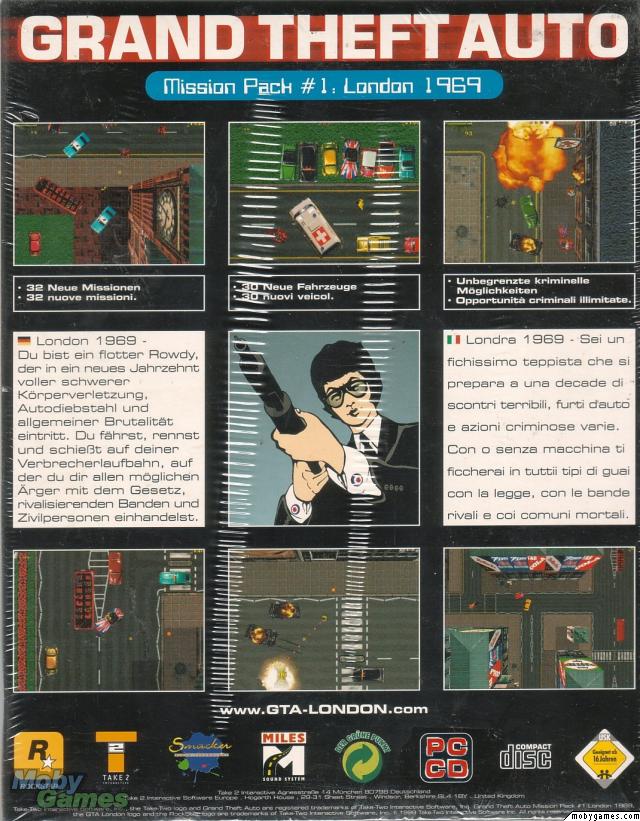 Grand Theft Auto Mission Pack: London 1969