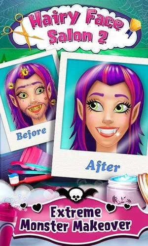 Hairy Face Salon 2: Monster Shave Makeover