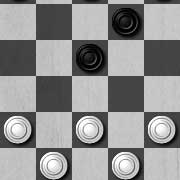 Checkers in Black and White