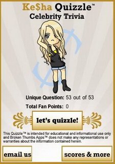 Ke$ha Quizzle
