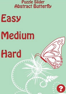 Abstract Butterfly Puzzle Slider