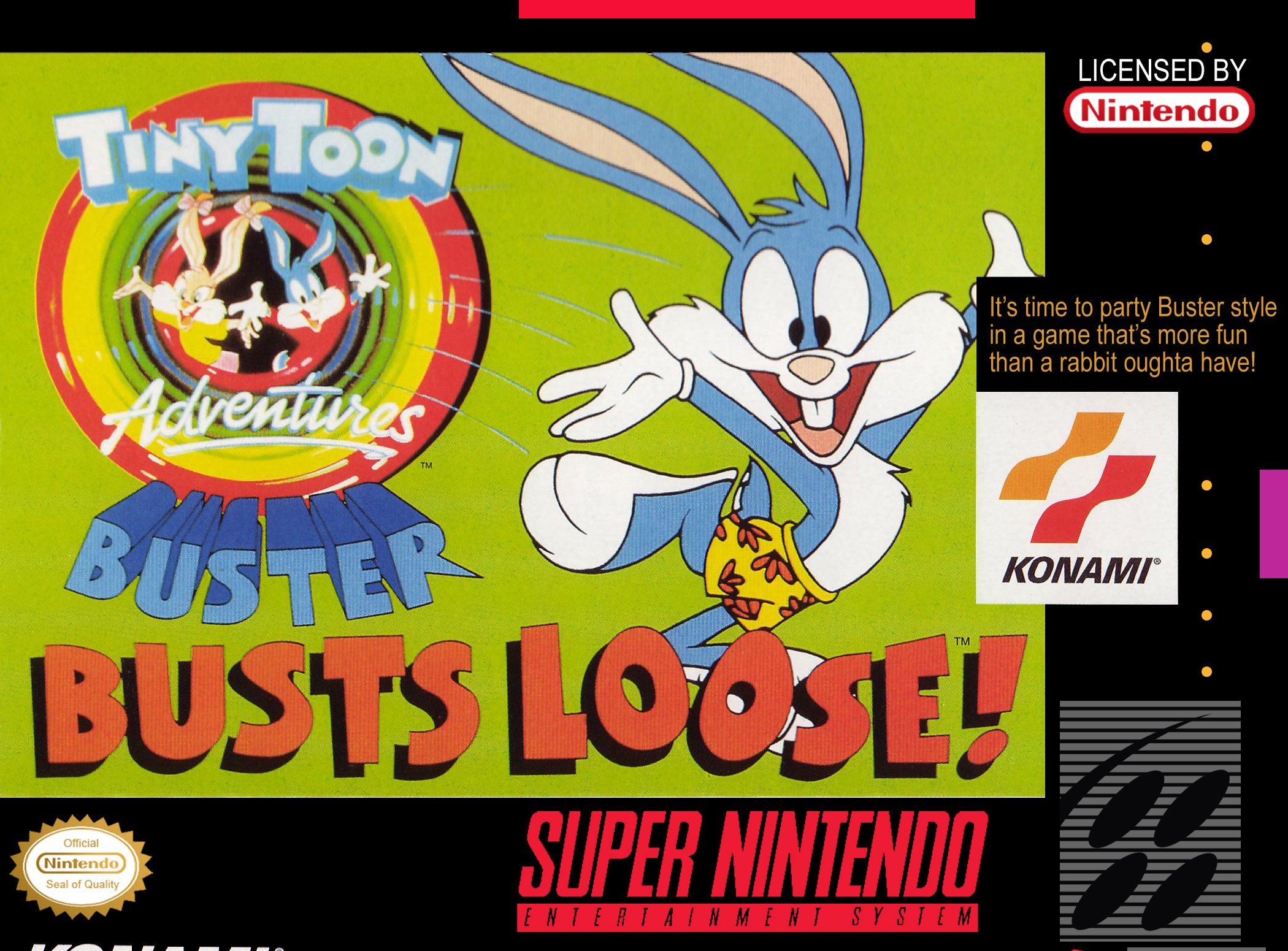 Tiny Toon Adventures: Buster Busts Loose! – обзоры и оценки, описание, даты  выхода DLC, официальный сайт игры