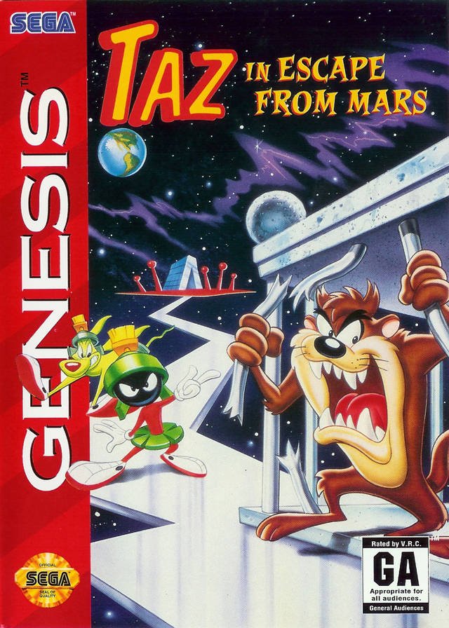 Escape From Mars Starring Taz