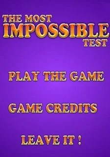 The Impossible Test