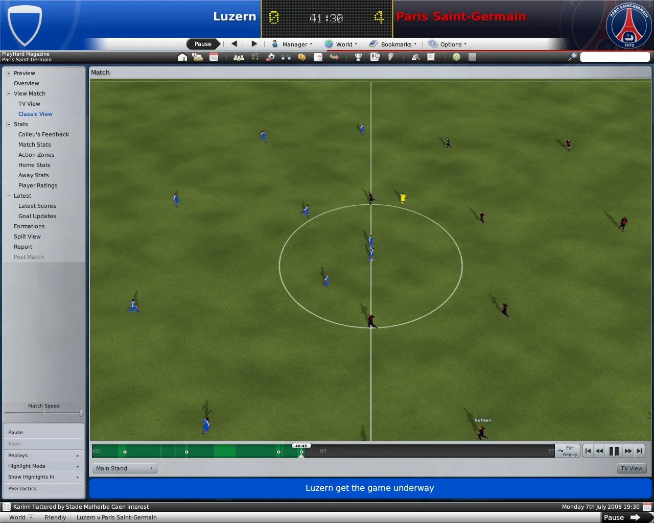 Worldwide Soccer Manager 2009 - кадр 1
