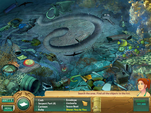 Samantha Swift and the Mystery from Atlantis — скриншот 1