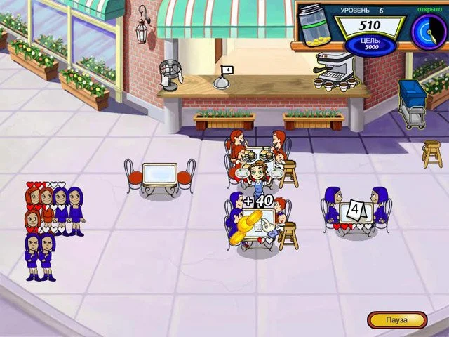 Diner Dash 2: Restaurant Rescue - кадр 5