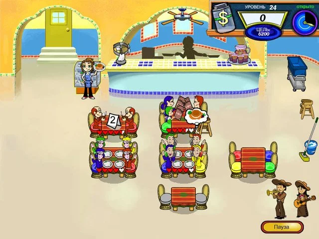 Diner Dash 2: Restaurant Rescue - кадр 7