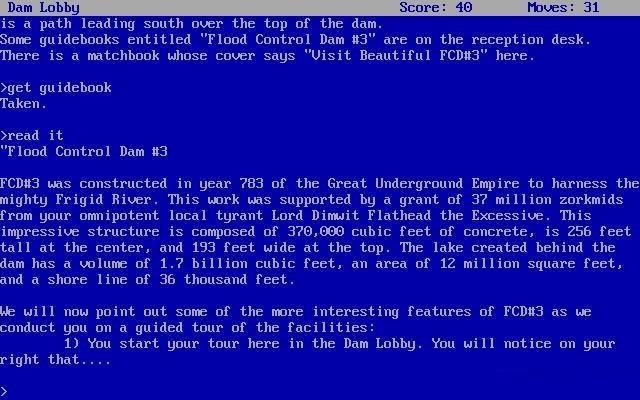 Zork: The Great Underground Empire — скриншот 5