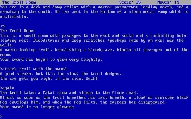 Zork: The Great Underground Empire — скриншот 3