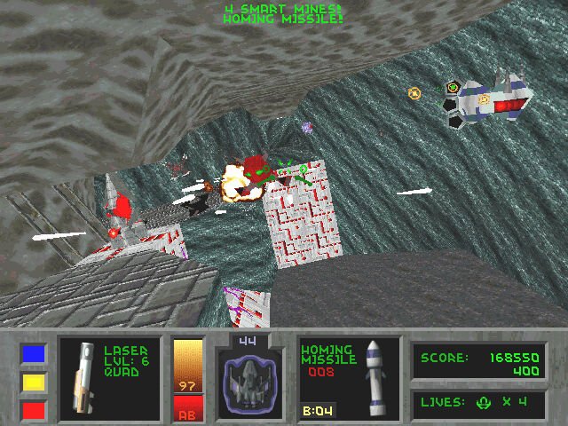 Descent II — скриншот 5