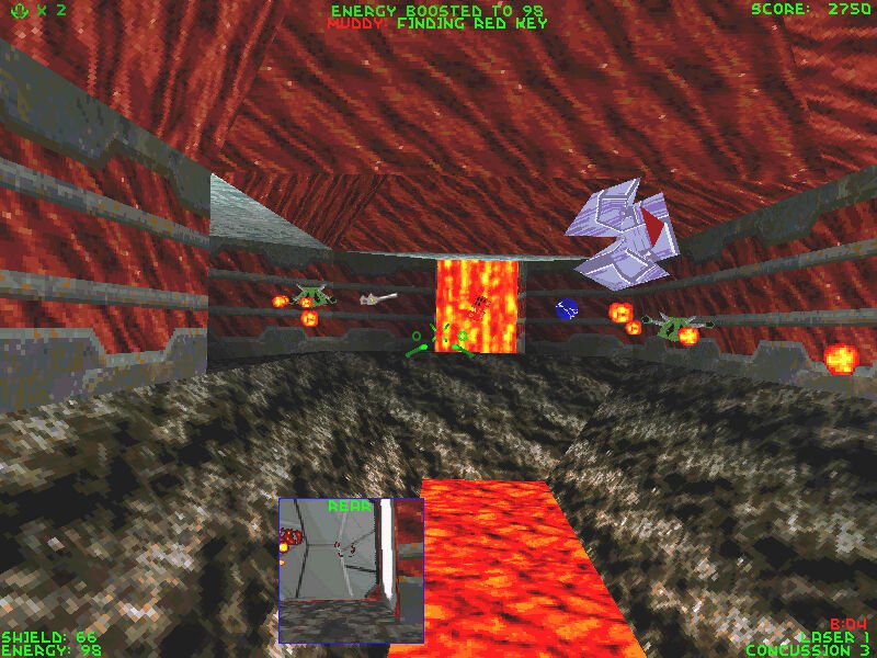 Descent II — скриншот 4