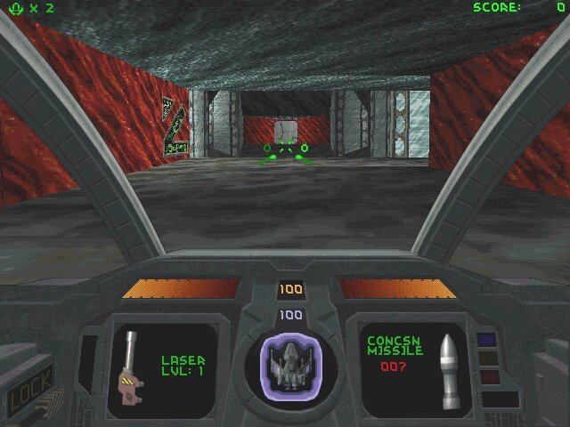 Descent II — скриншот 2