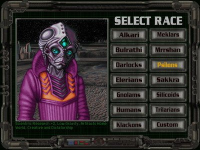Master of Orion II — скриншот 1
