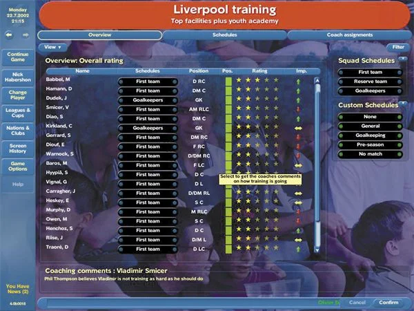 Championship Manager Season 03/04 - кадр 7