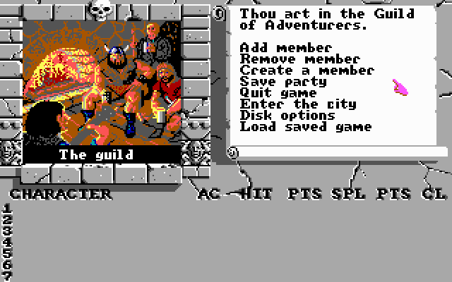 Bard's Tale II: The Destiny Knight — скриншот 1