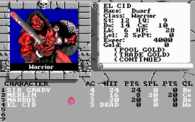 Bard's Tale II: The Destiny Knight — скриншот 5