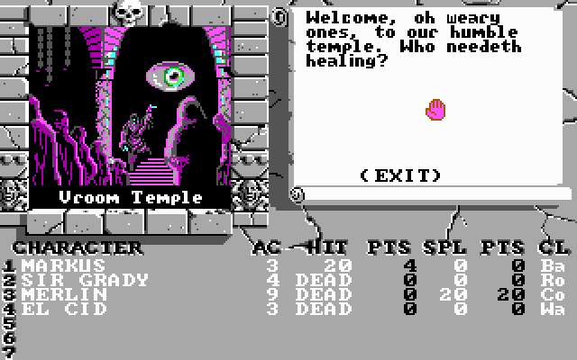 Bard's Tale II: The Destiny Knight — скриншот 7