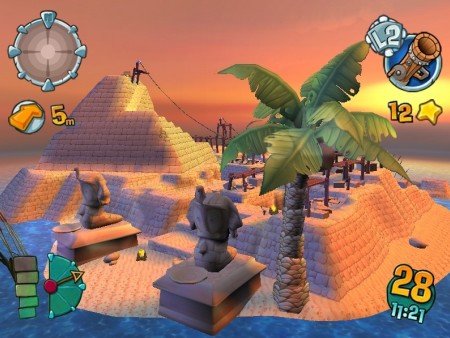 Worms Forts: Under Siege! — скриншот 2
