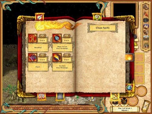 Heroes of Might and Magic IV: The Gathering Storm — скриншот 5