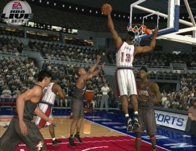 NBA Live 2003 — скриншот 2