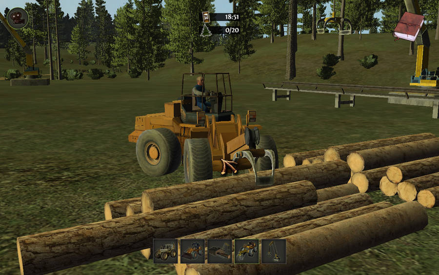 Holzfaller Simulator — скриншот 1