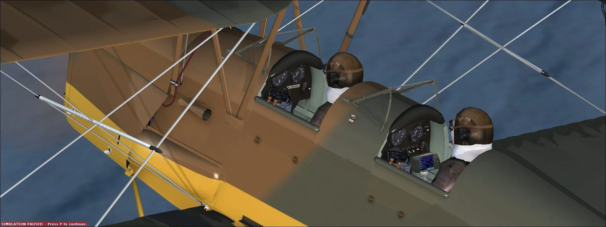 Microsoft Flight Simulator X: De Havilland Tiger Moth DH-82A - кадр 3