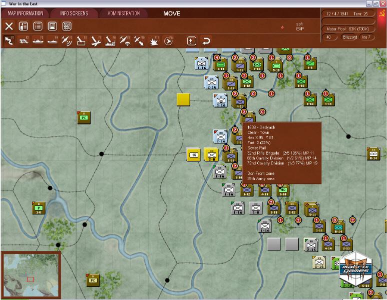 Gary Grigsby's War in the East: The German-Soviet War 1941-1945 — скриншот 3